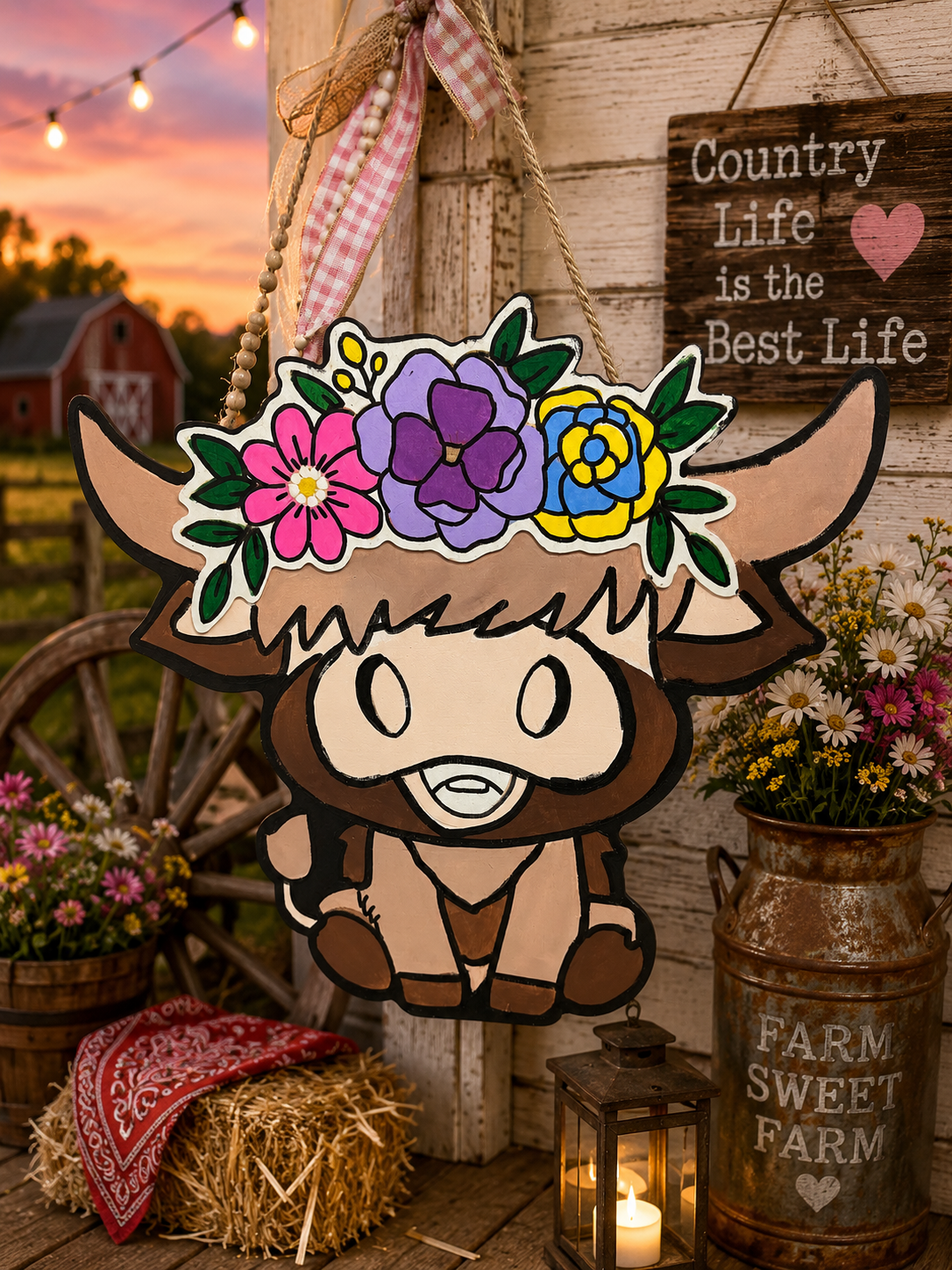 cow sign