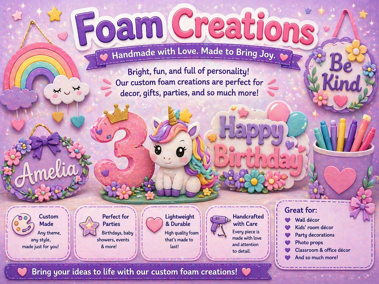 🎨 Foam Characters